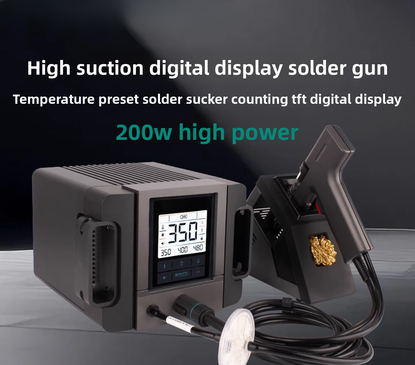 Electric Desoldering Pump 200W - огляд і ціна Desoldering Pump Electric Vacuum Station